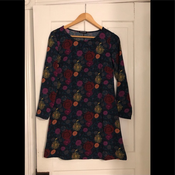 American Apparel Gia Crepe Floral Dress - Picture 1 of 3